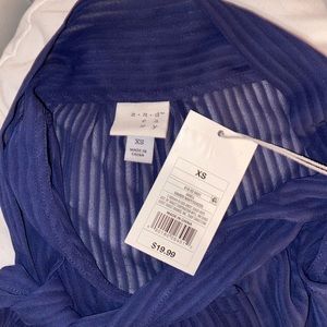 Blue Tank Top Blouse